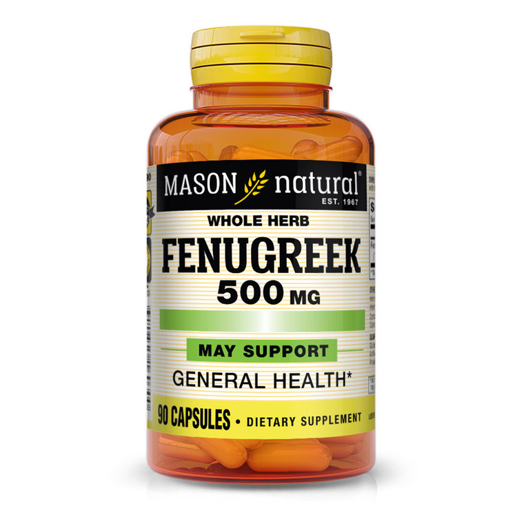 Mason Natural Fenugreek Extract Blood Sugar Health Capsules - 90 Ea
