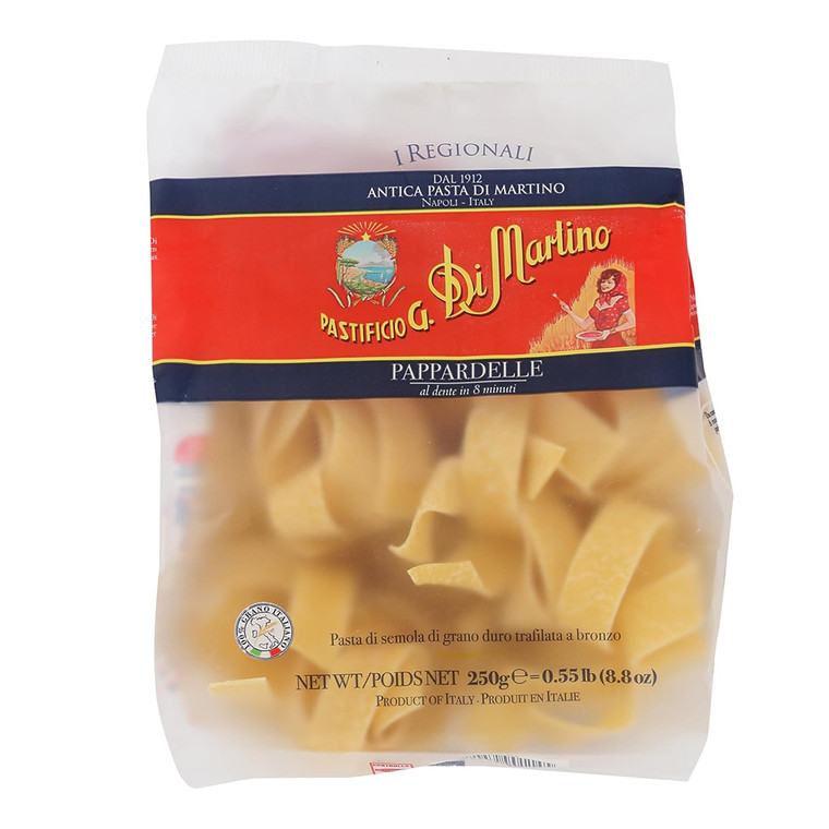 Pastificio G Di Martino Pappardelle Pasta Authentic Italian Pasta 8.8Oz (250g)