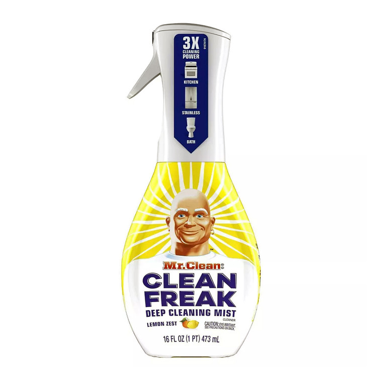 Mr Clean Freak Deep Cleaning Mist All Purpose Spray Refill, Lemon Zest, 16 Oz