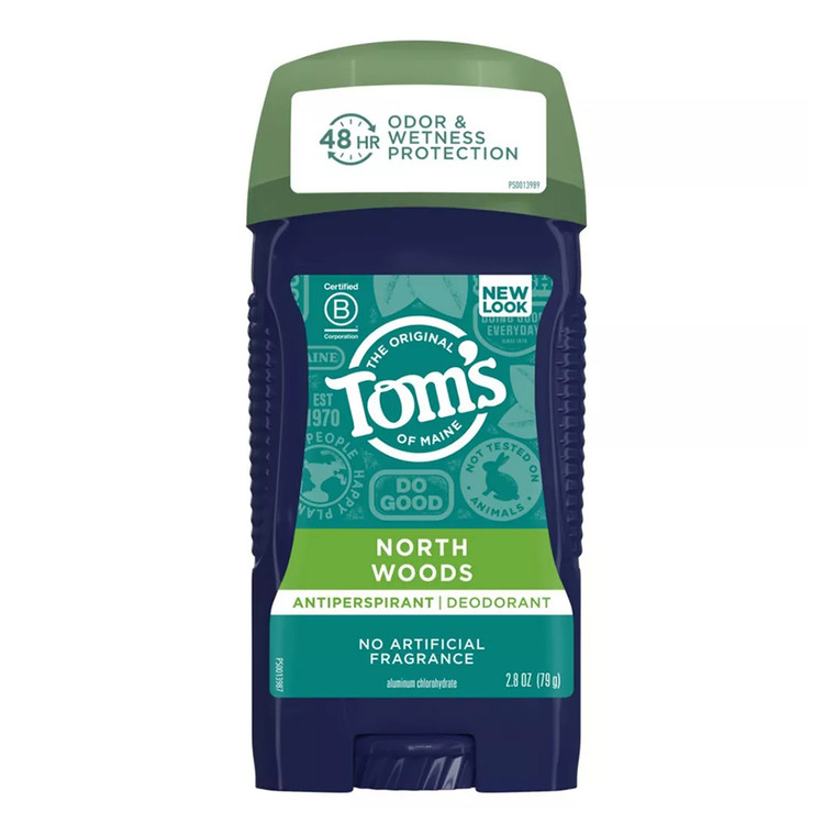 Toms of Maine Mens North Woods Antiperspirant And Deodorant, 2.8 Oz