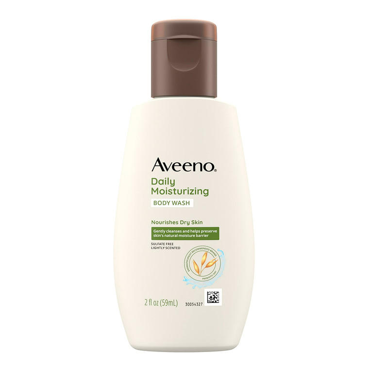 Aveeno Daily Moisturizing Oat Body Wash For Dry Skin, 2 Oz