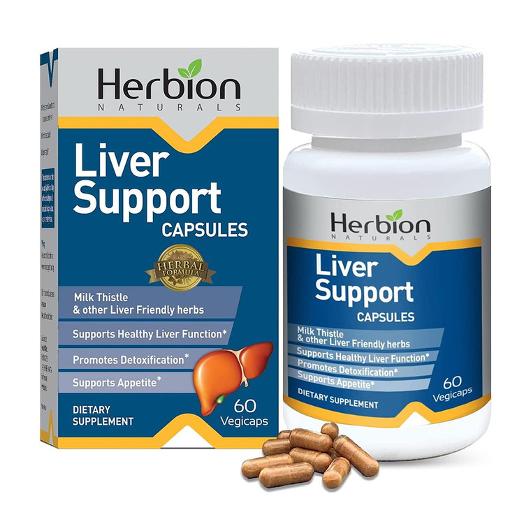 Herbion Naturals Liver Support Capsules, 60 Ea
