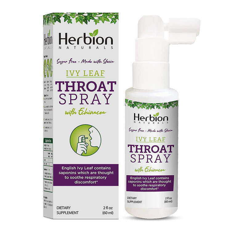 Herbion Naturals Throat Spray, Soothes Respiratory Discomfort, 1 Ea