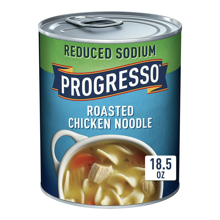 Progresso Reduced Sodium, Roasted Chicken Noodle Soup, 18.5 Oz