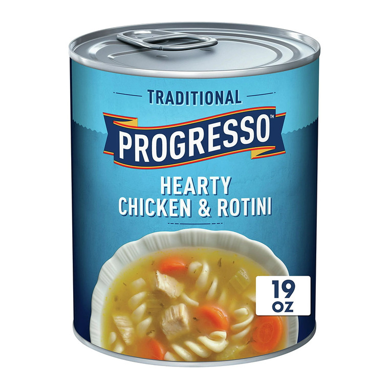 Progresso Traditional Hearty Chicken and Rotini Soup, 19 Oz