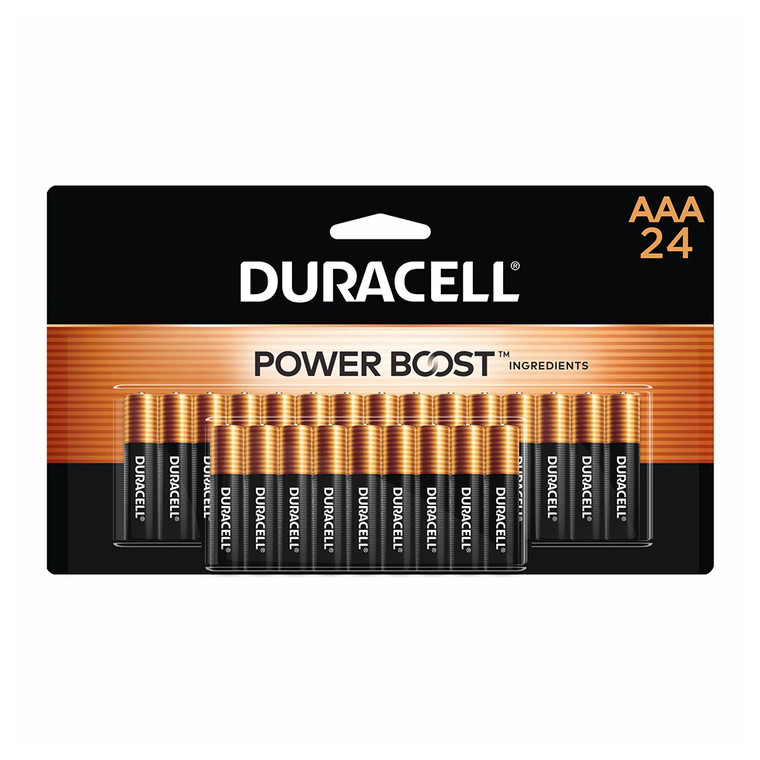 Duracell Coppertop AAA Batteries with Power Boost, 24 Ea