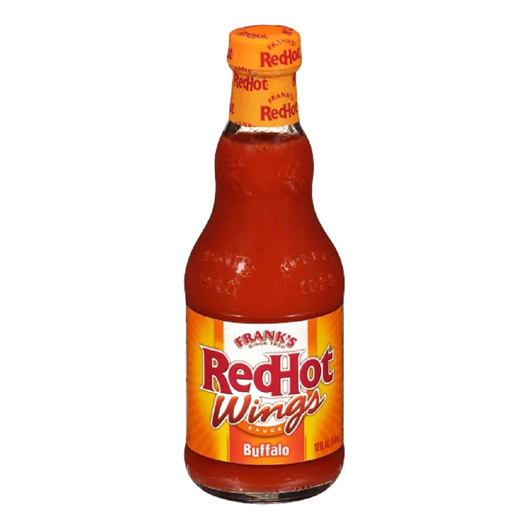 Franks RedHot Buffalo Wings Sauce, 12 Oz