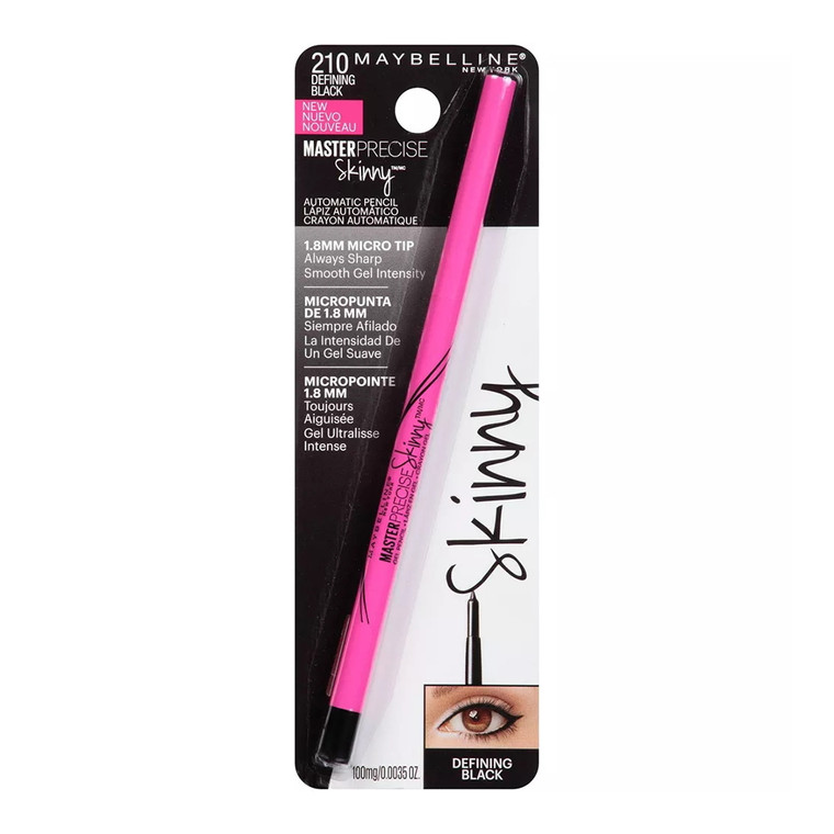 Maybelline Master Precise Skinny Gel Eyeliner Pencil, Defining Black, 1 Ea