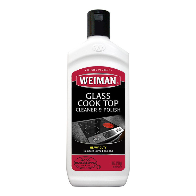 Weiman Glass Cook Top Heavy Duty Cleaner and Polish, 10 Oz