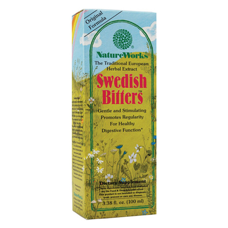 Natureworks Swedish Bitters Herbal Extract For Digestion - 3.38 Oz
