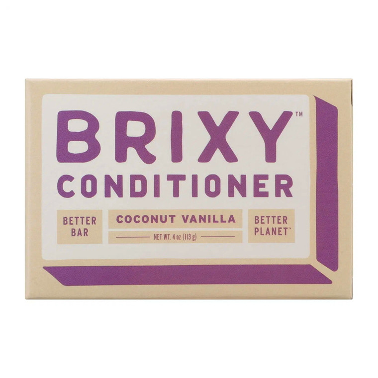 Brixy Coconut Vanilla Conditioner Bar, 4 Oz