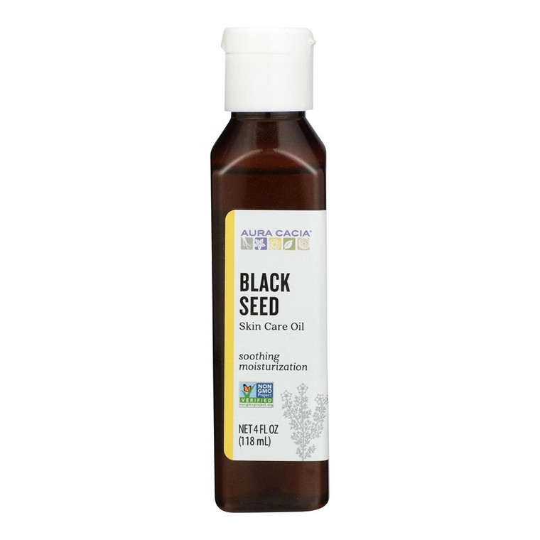 Aura Cacia Black Seed Moisturizing Skin Care Oil, 4 Oz