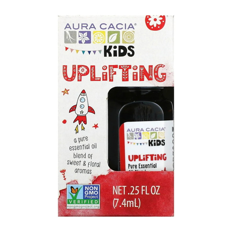 Aura Cacia Kids Uplifiting Pure Essential Oil Blends, 0.25 Oz