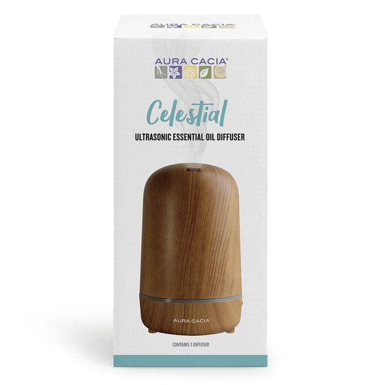 Aura Cacia Celestial Ultrasonic Essential Oil Diffuser Aromatherapy Home Device 1Ea