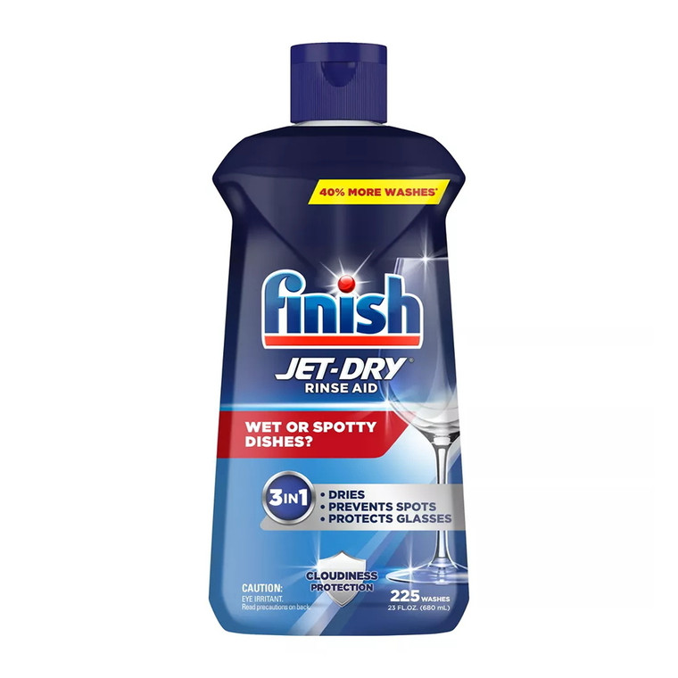 Finish Jet-Dry Rinse Aid, Dishwasher Rinse and Drying Agent, 23 Oz