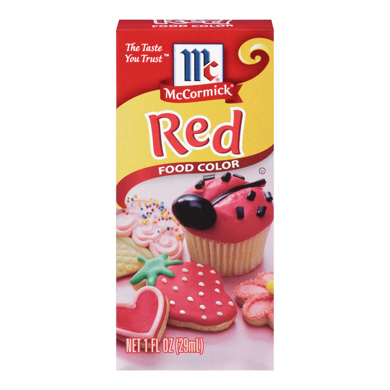 McCormick Red Food Color, 1 Oz