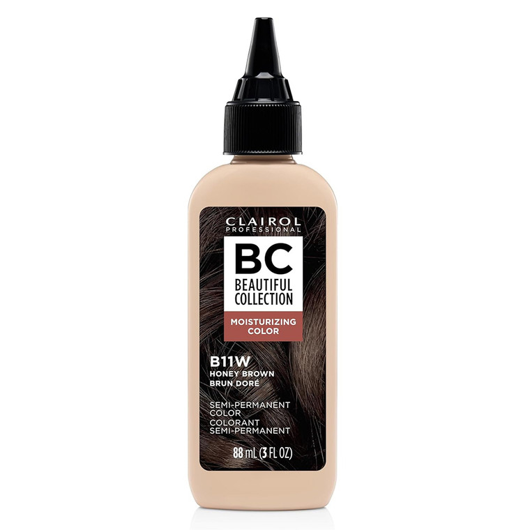 Clairol Beautiful Collection B11W Honey Brown Semi Permanent Moisturizing Hair Color 3Oz (88ml)