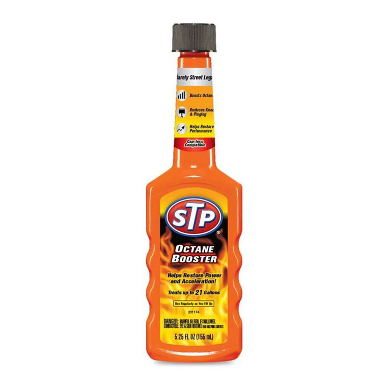 STP Octane Booster, Restore Lost Power and Acceleration, 5.25 Oz