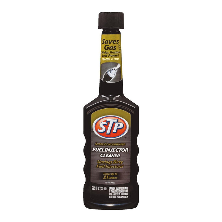 STP Super Concentrated Fuel Injector Cleaner, 5.25 Oz