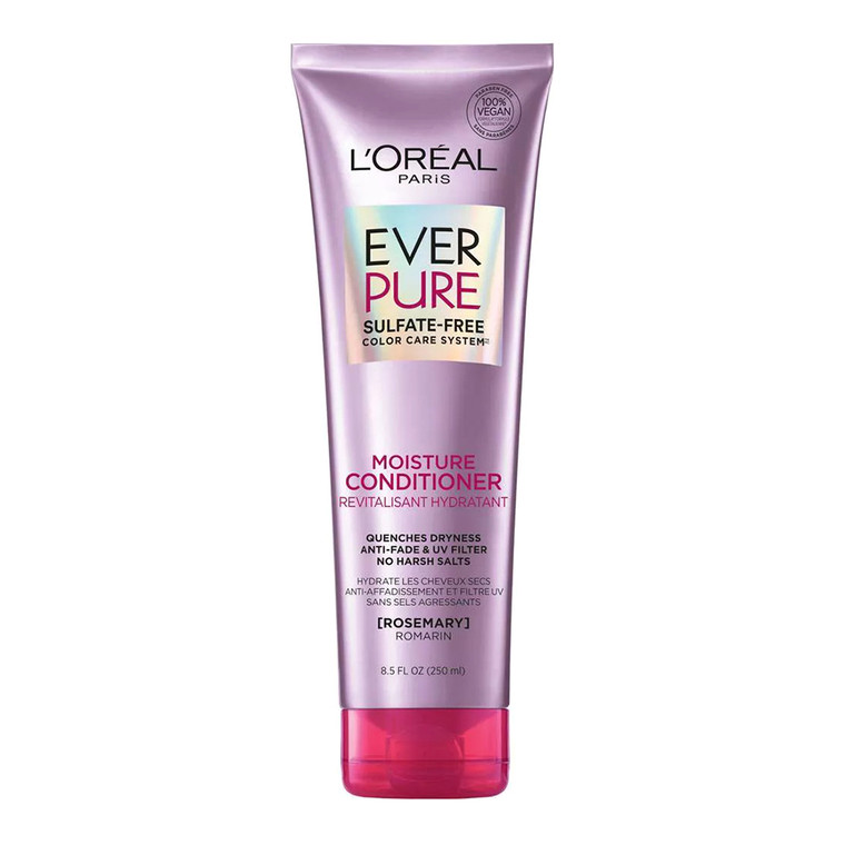 LOreal Paris EverPure Sulfate Free Moisture Conditioner, Rosemary, 8.5 Oz