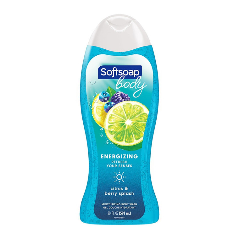 Softsoap Moisturizing Body Wash, Citrus and Berry Splash, 20 Oz