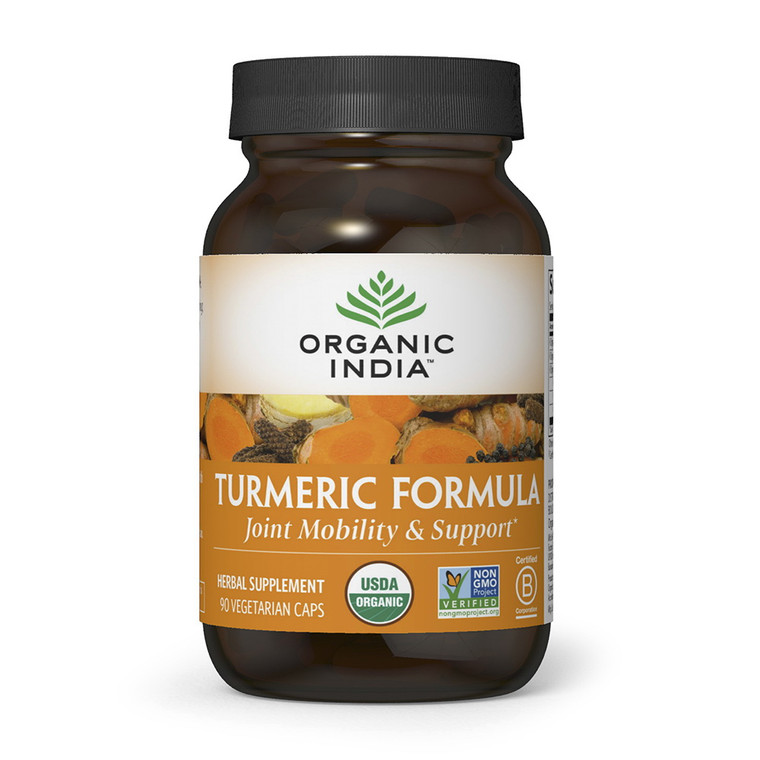 Organic India Turmeric Formula Vegetarian Capsules, 90 Ea