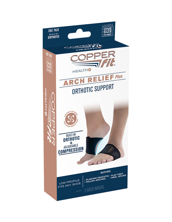 Copper Fit Arch Relief Compression Band, 1 Pair