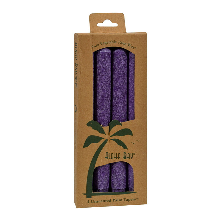 Aloha Bay Unscented 9 Tapers Candles, 4 Ea