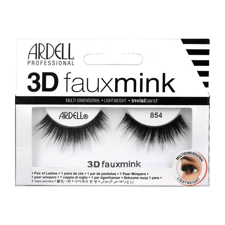 Ardell Professional 3D Faux Mink Lashes 854, 1 Ea