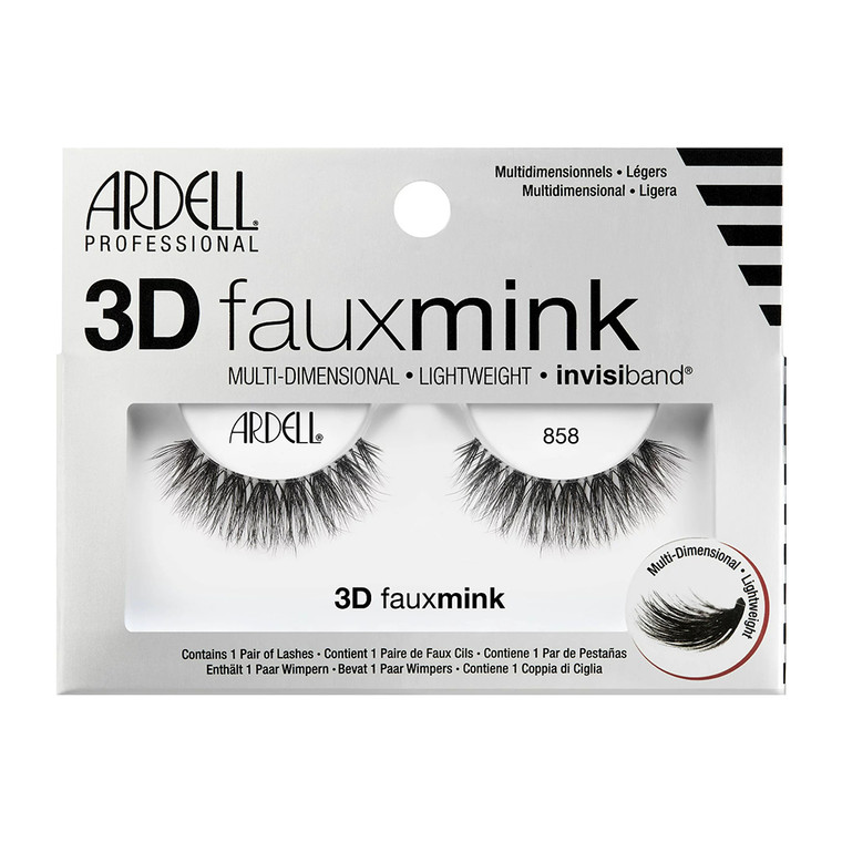 Ardell Professional 3D Faux Mink Lashes 858, 1 Ea