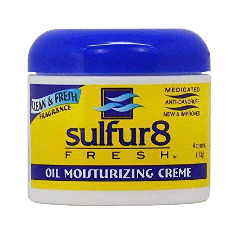 Sulfur8 Fresh Oil Moisturizing Creme, 4 Oz