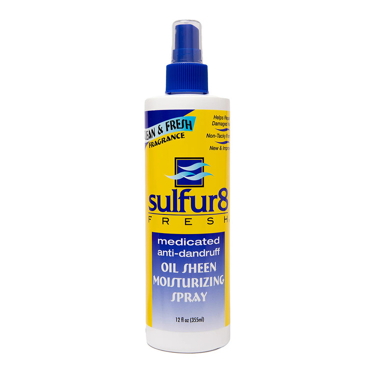 Sulfur8 Fresh Oil Sheen Moisturizing Spray, 12 Oz