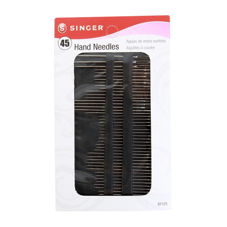 Singer Hand Needles Assorted Sizes, 45 Ea