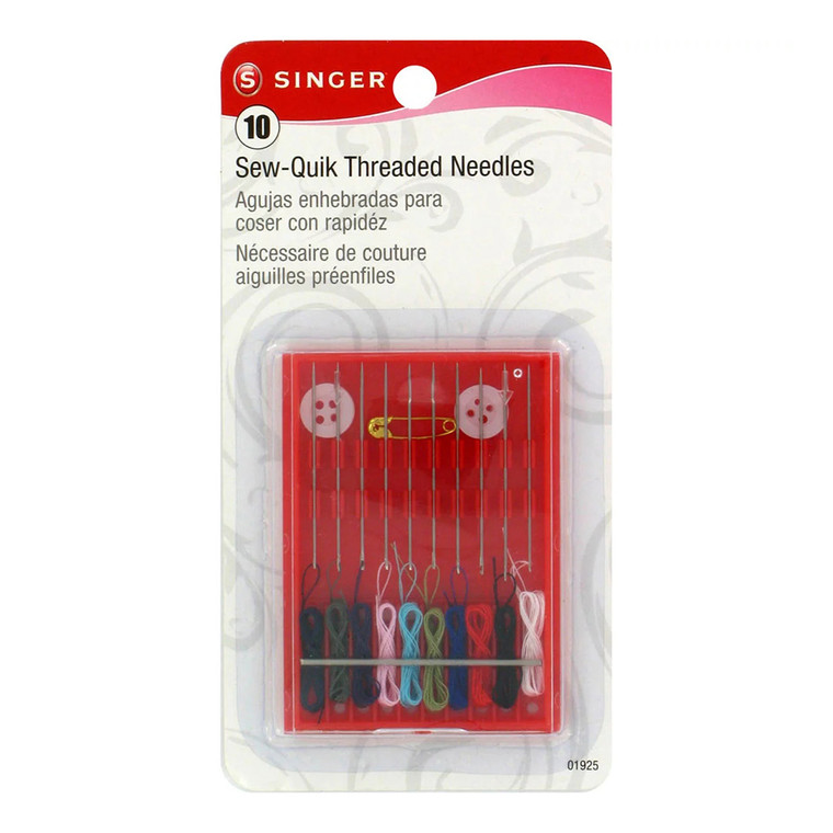 Singer Sew Quik Threaded Needles, 1 Ea