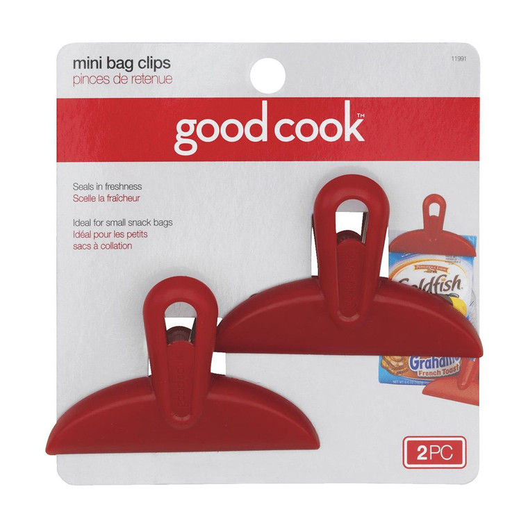 Goodcook mini Bag Clips Pack, Seels in Freshness, 2 Ea
