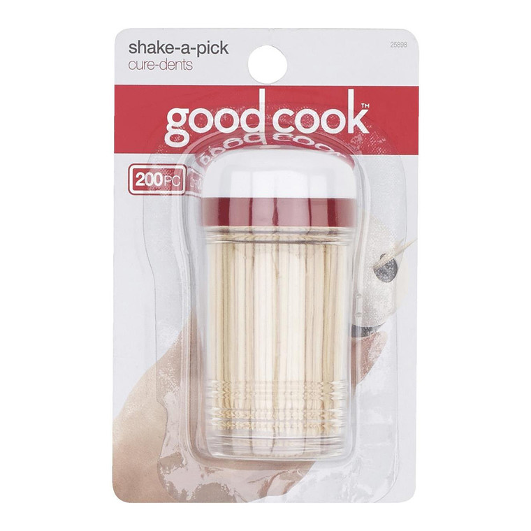 Goodcook Shake-A-Pick Cure Dents, 200 Toothpicks, 1 Ea