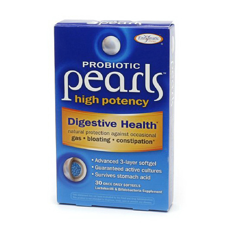 Enzymatic Therapy Probiotic Pearls High Potency Digestive Health Softgels - 30 Ea