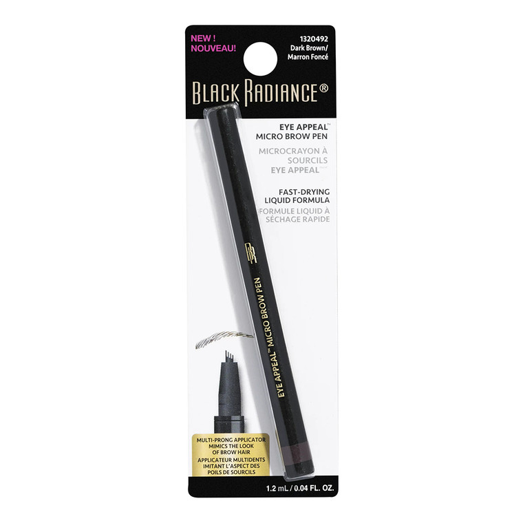 Black Radiance Eye Appeal Micro Brow Pen, 1 Ea