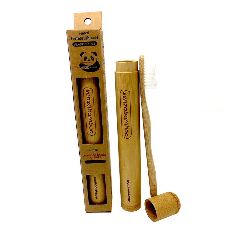 Senza Care Bamboo Toothbrush Case, 1 Ea