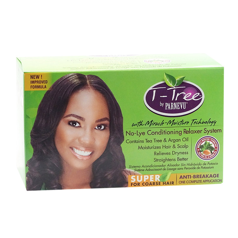 Parnevu T tree No lye Conditioning Relaxer System, Super, 1 Ea