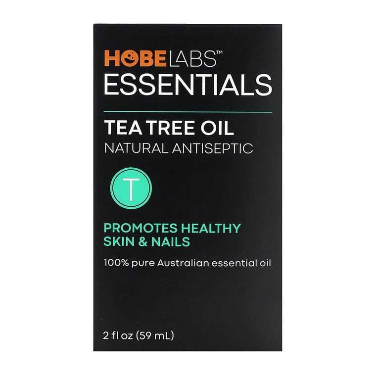 Hobe Labs Essentials Tea Tree Oil, Healthy Skin and Nails, 2 Oz