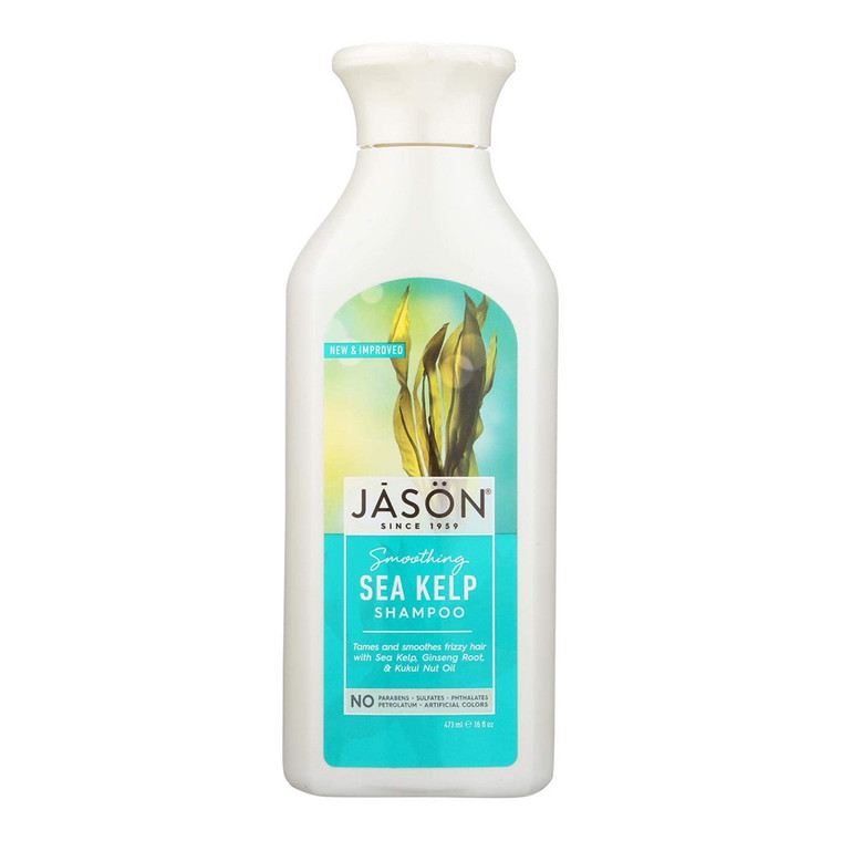 Jason Smoothing Sea Kelp Shampoo, 16 Oz