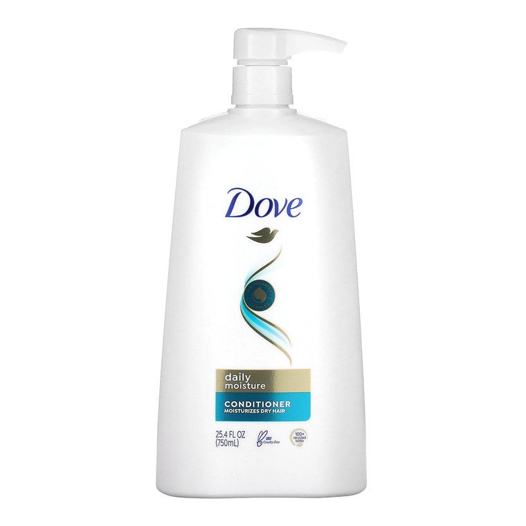 Dove Daily Moisturizing conditioner with Pump for Dry Hair, 25.4 Oz