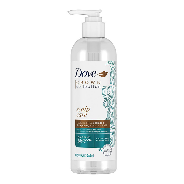 Dove Crown Collection Scalp Care Shampoo, Care For Coils and Curls, 11.5 Oz