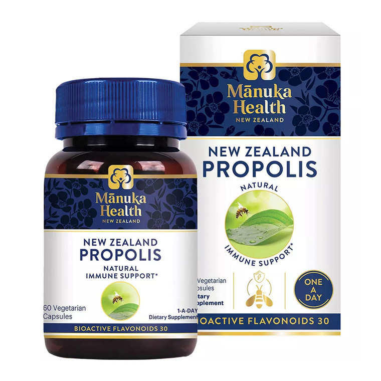 Manuka Health New Zealand Propolis Immune Support Capsules, 60 Ea