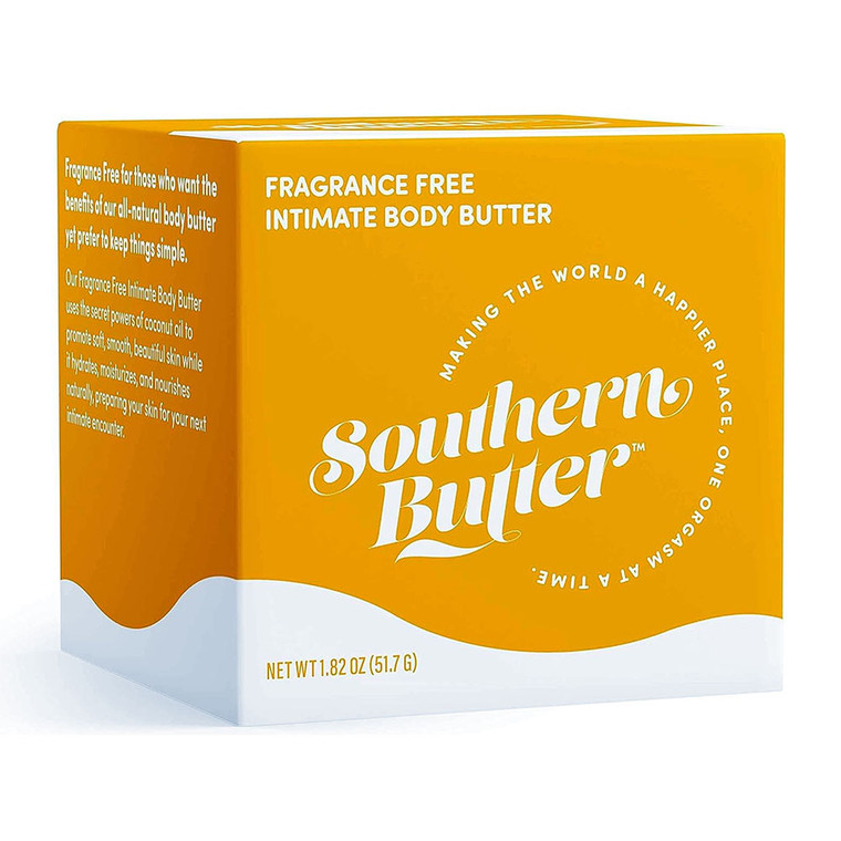 Southern Butter Natural Intimate Body Butter Fragrance Free, 1.82 Oz