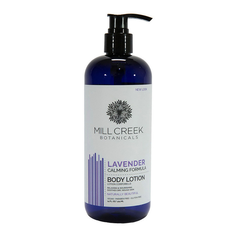 Mill Creek Botanicals Lavender Calming Formula Body Lotion, 14 Oz