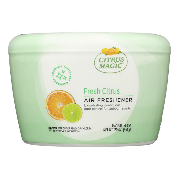 Citrus Magic Odor Absorbing Solid Air Freshener Long Lasting Continuous Odor Controls Stubborn Smells Fresh Citrus 20Oz (566g)