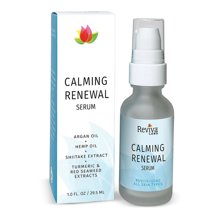 Reviva Labs Calming Renewal Serum For All Skin Types, 1 Oz