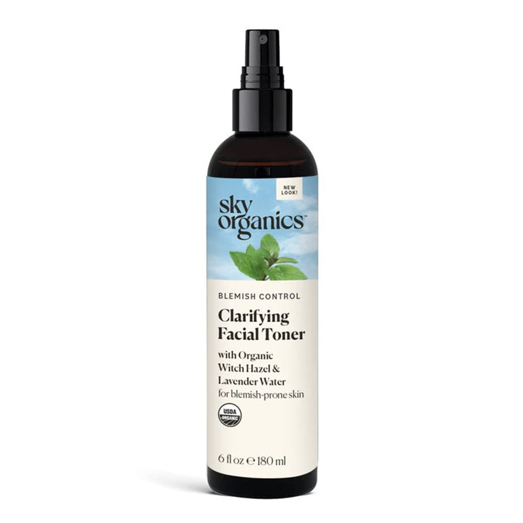 Sky Organics Blemish Control Clarifying Facial Toner, 6 Oz